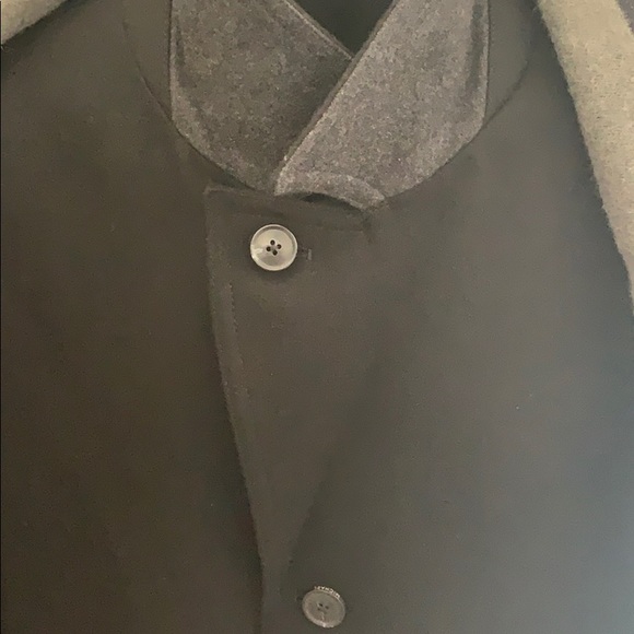 Michael Kors Wool Blend Big & Tall Lined Coat with Logo Scarf - XLT or 2XB - Picture 6 of 13